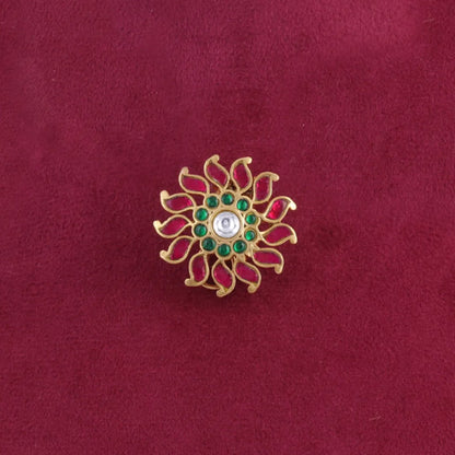 Designer Surya Jadau Kundan Hair Pin