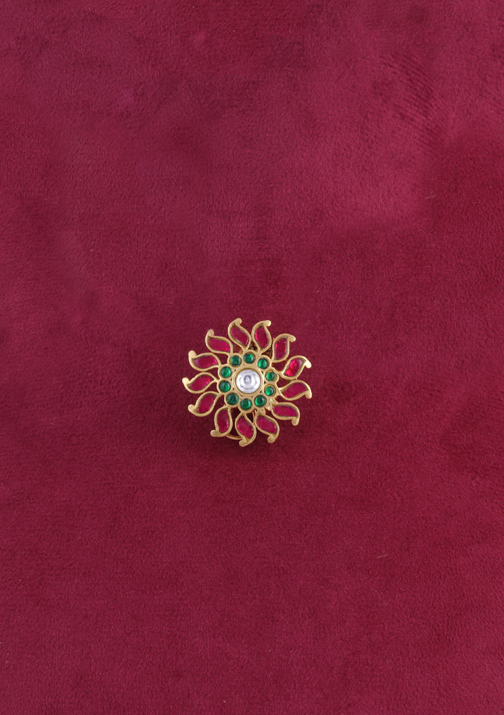 Designer Surya Jadau Kundan Hair Pin