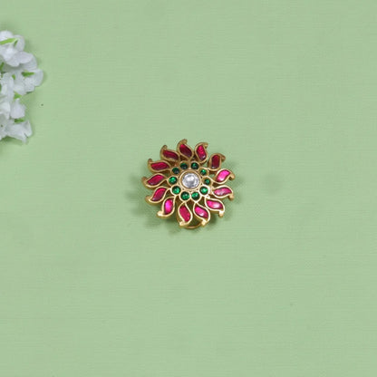 Designer Surya Jadau Kundan Hair Pin