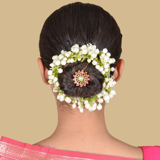 Designer Surya Jadau Kundan Hair Pin