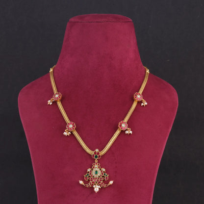 Stylized Designer Jadau Kundan Short Necklace