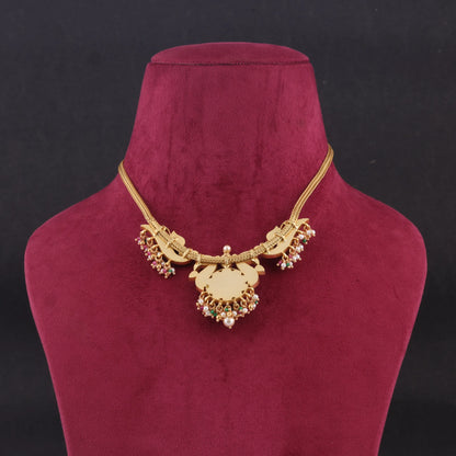 Classic and Stylish Jadau Kundan Short Choker Necklace