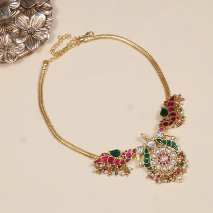 Classic and Stylish Jadau Kundan Short Choker Necklace