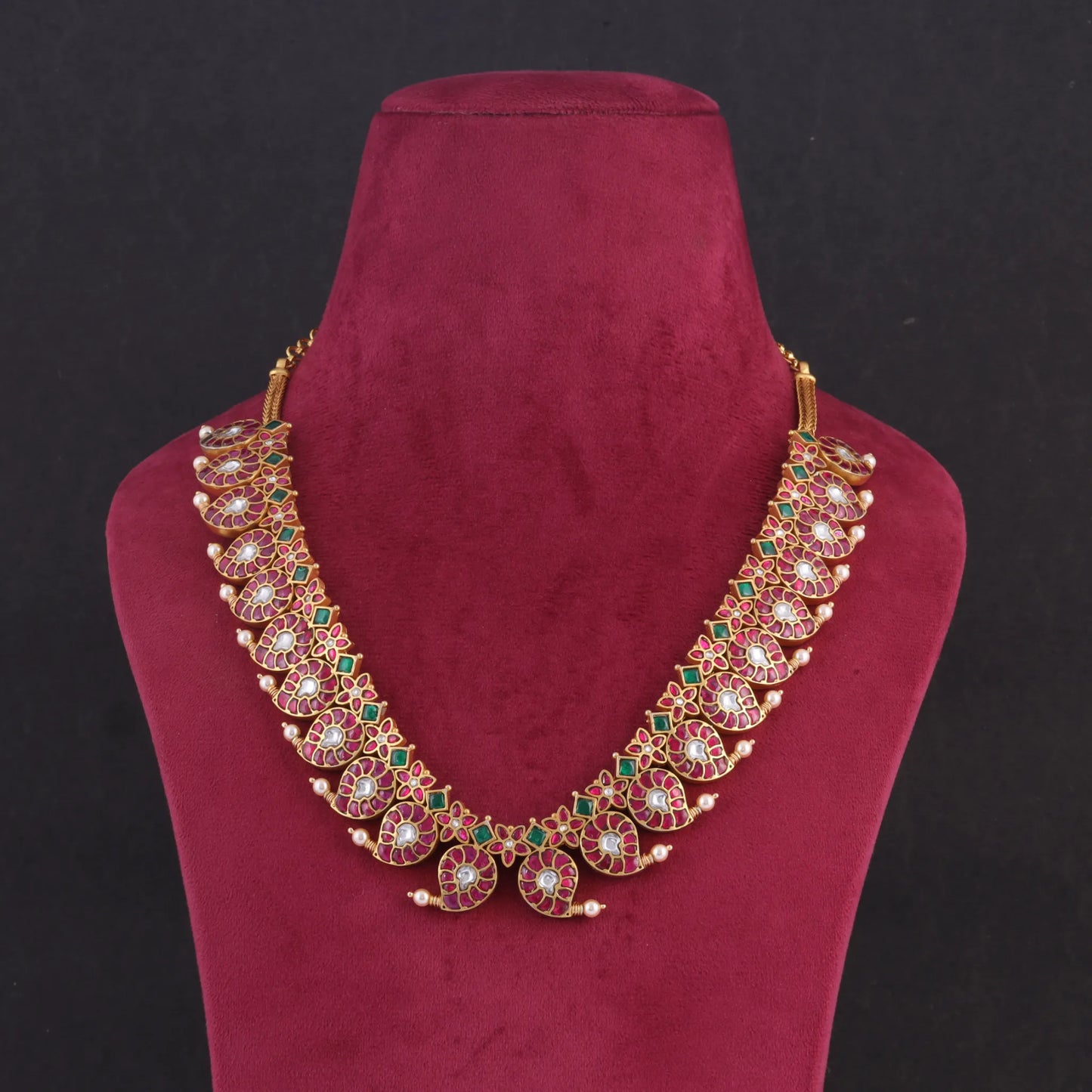 Classic and Simple Designer Mango Jadau Kundan Haram Necklace