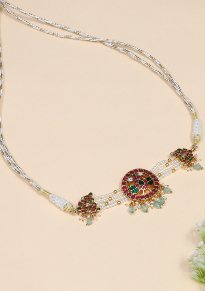 Bhavya Jadau Kundan Choker Necklace
