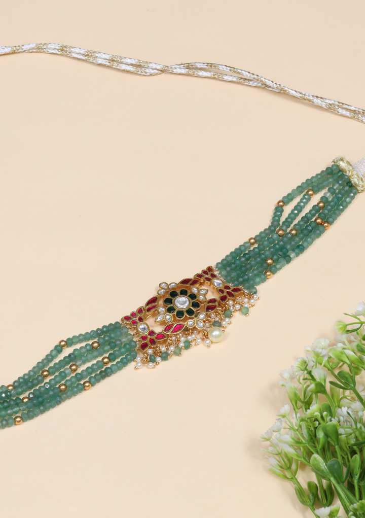 Ishita Jadau Kundan Choker Necklace