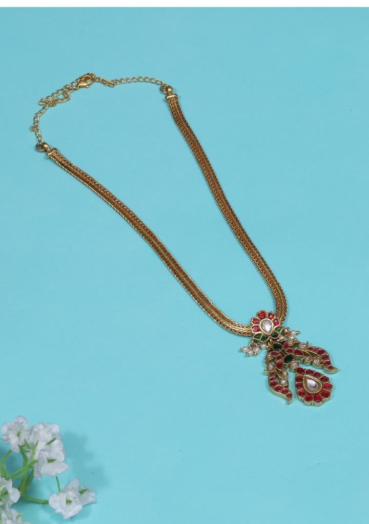 Janhvi Jadau Kundan Necklace