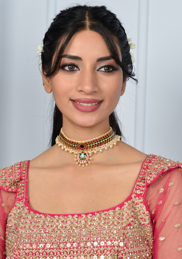 Kiara Jadau Kundan Statement Choker Necklace