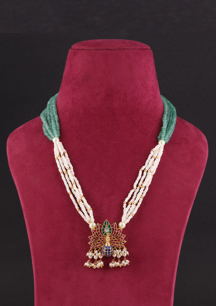 Mayura Jadau Kundan Necklace