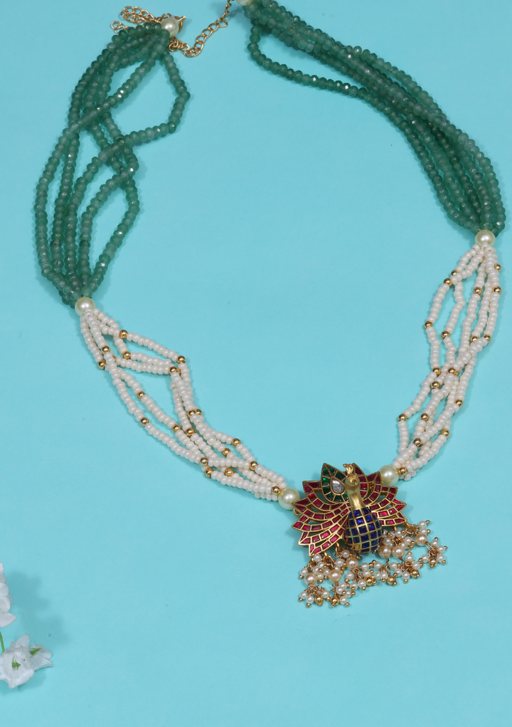 Mayura Jadau Kundan Necklace