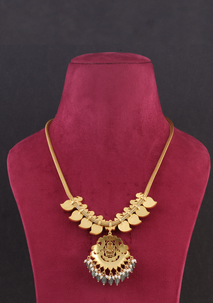 Traditional Mango Chain Jadau Kundan Necklace