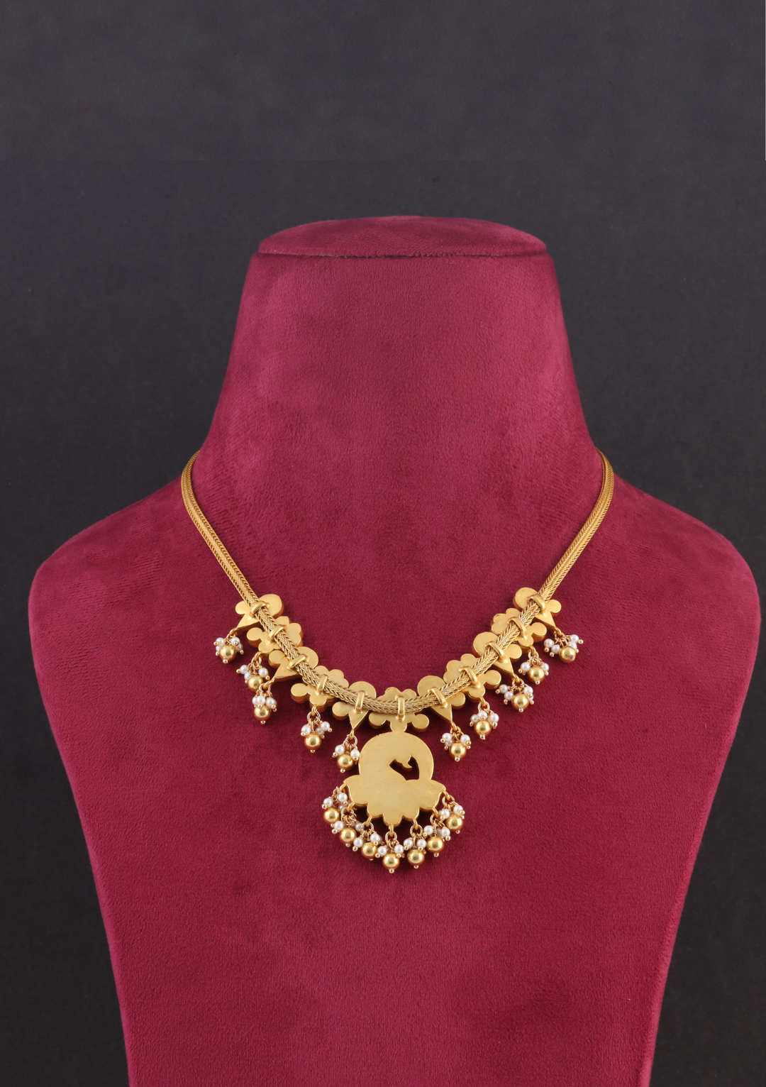 Designer Jadau Kundan Classic Simple Short Necklace