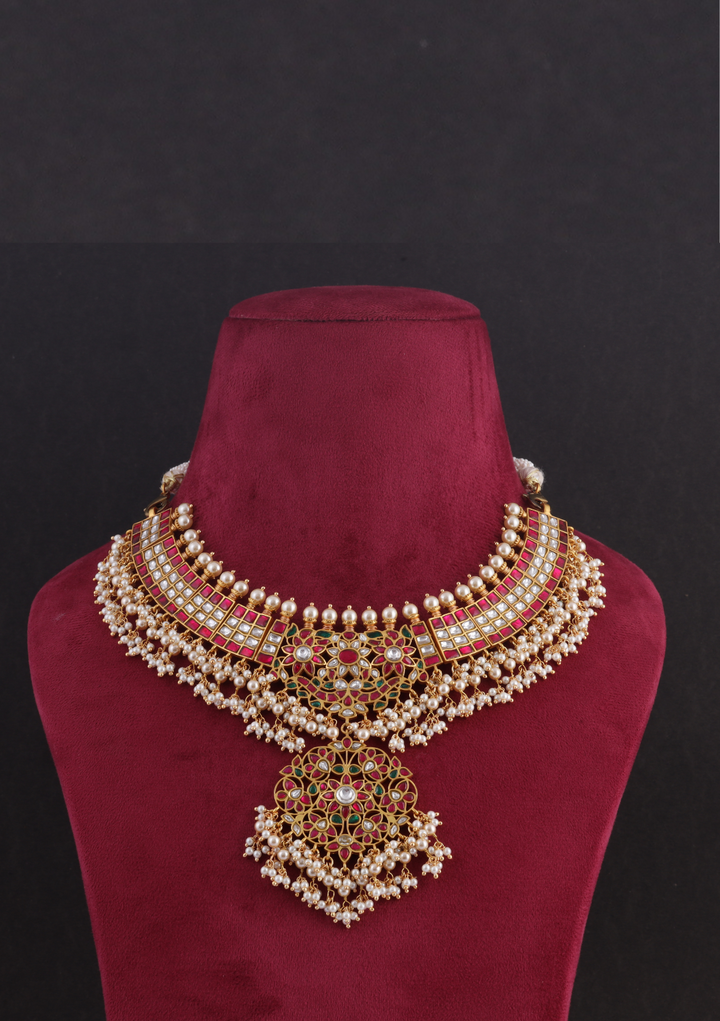 Traditional Bridal Designer Jadau Kundan Necklace
