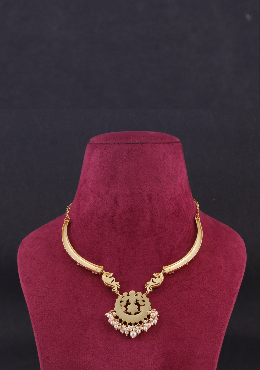 Exquisite Designer Jadau Kundan Hasli Necklace