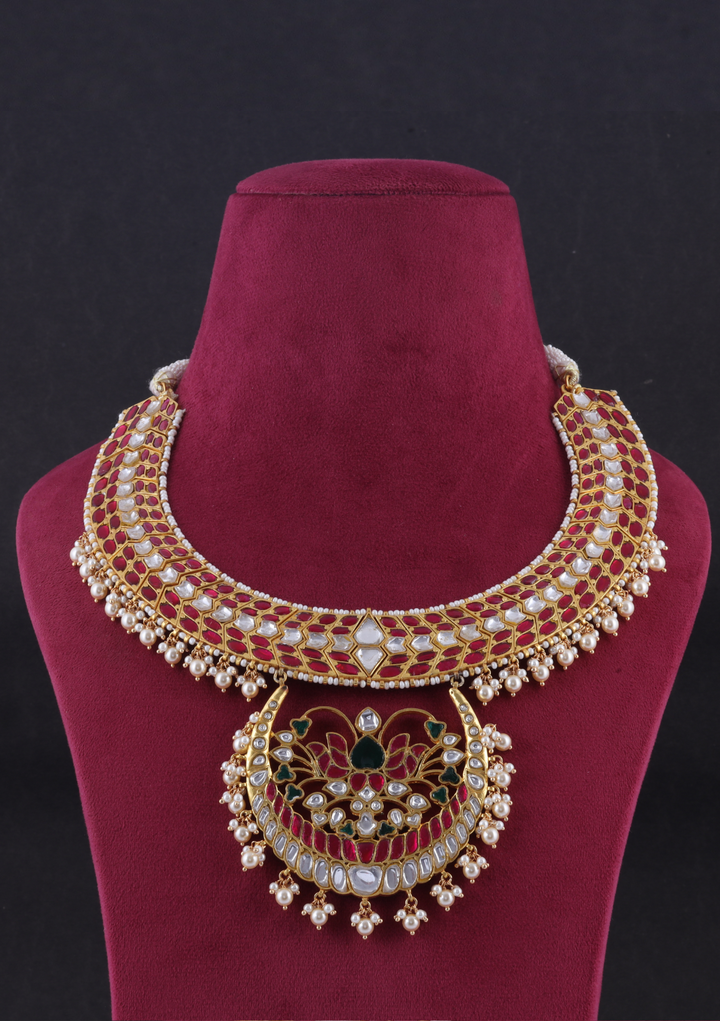 Classic Designer Bridal Jadau Kundan Heavy Necklace