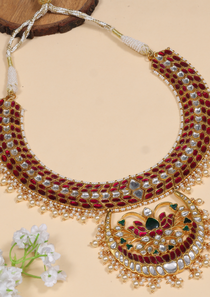 Classic Designer Bridal Jadau Kundan Heavy Necklace