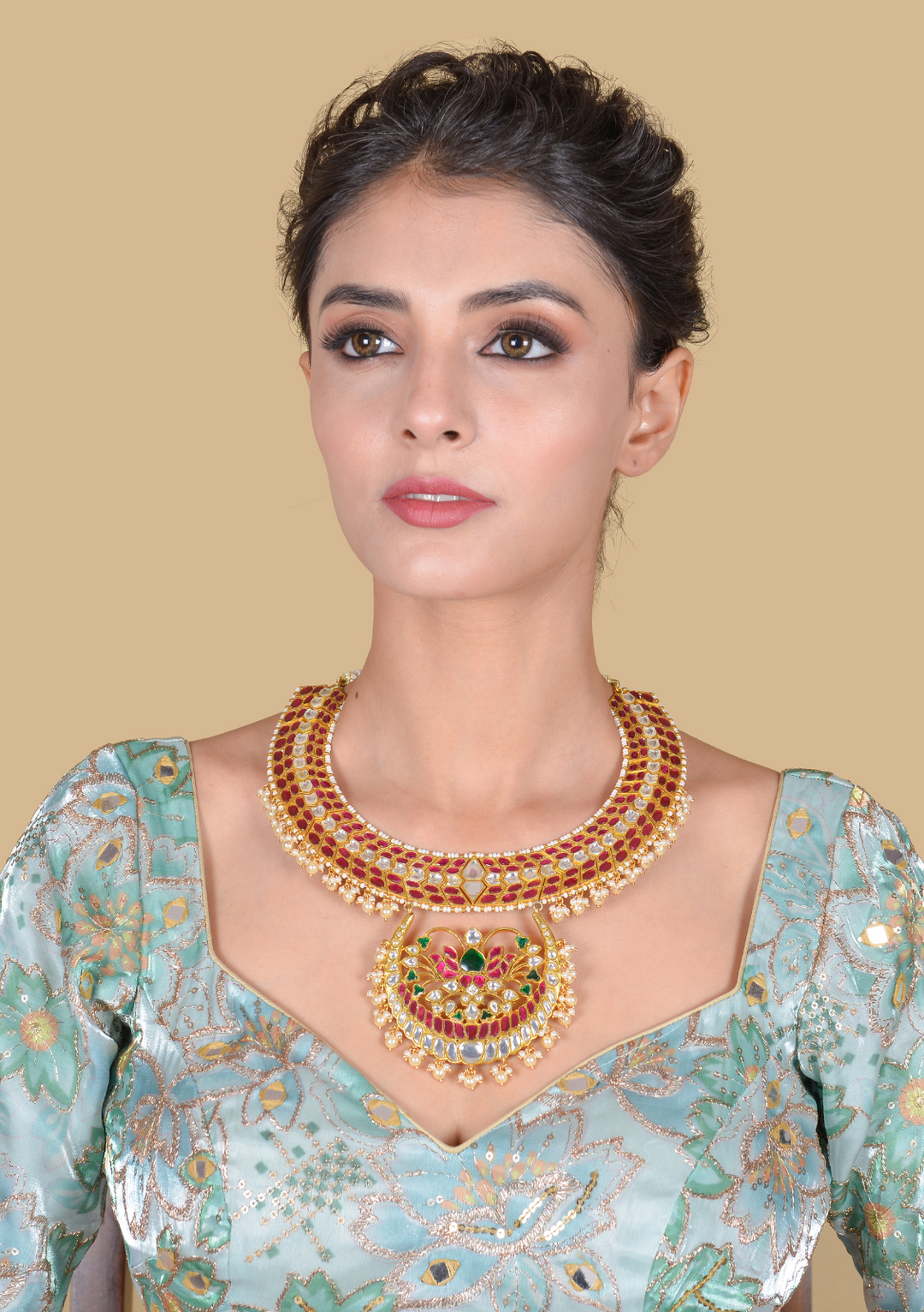 Classic Designer Bridal Jadau Kundan Heavy Necklace
