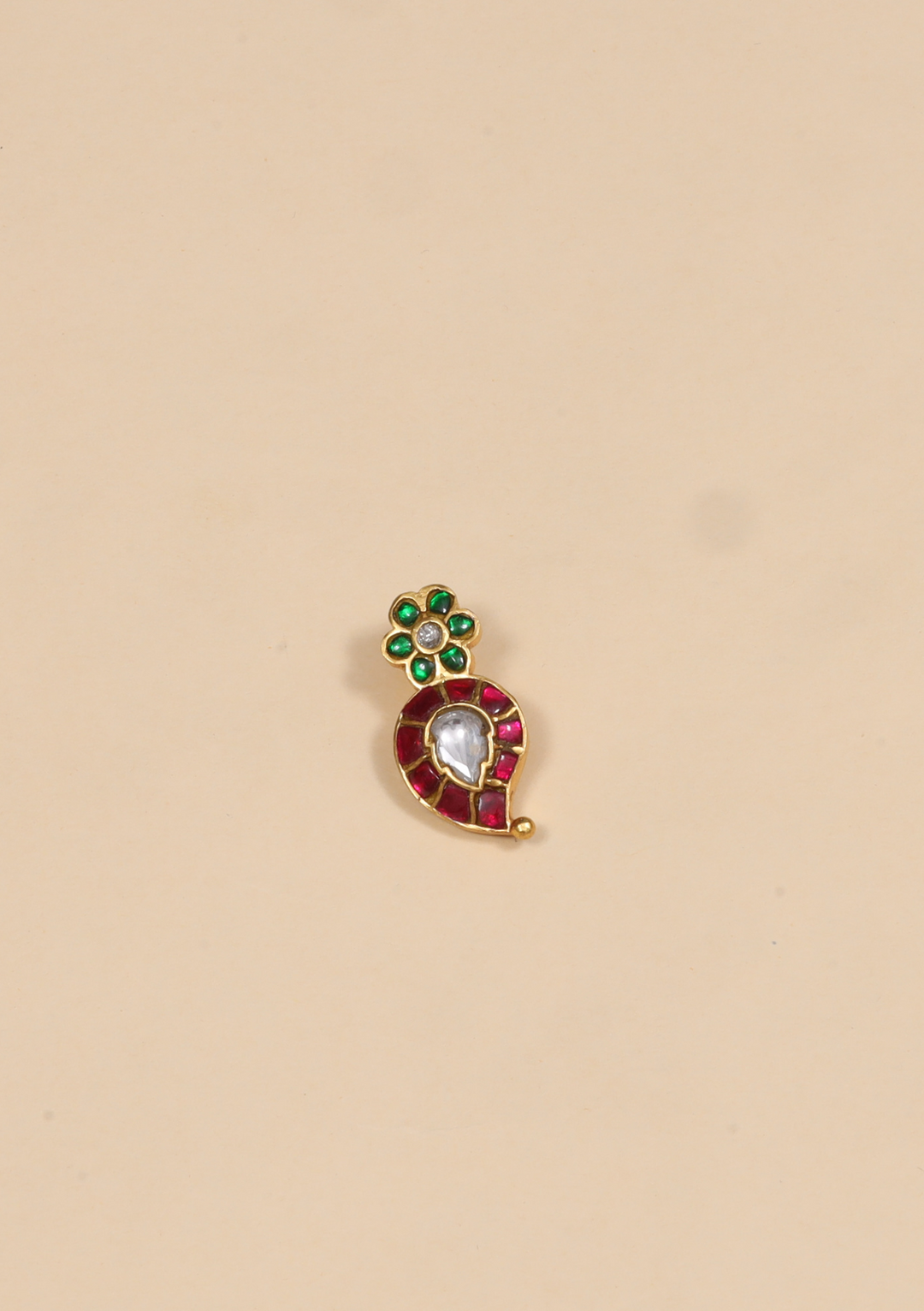 Cute Little Mango Jadau Kundan Pendant