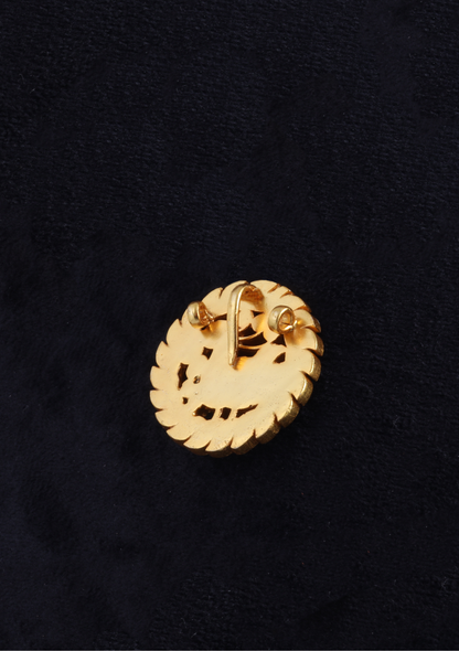 Elegant Round Jadau Kundan Pendant