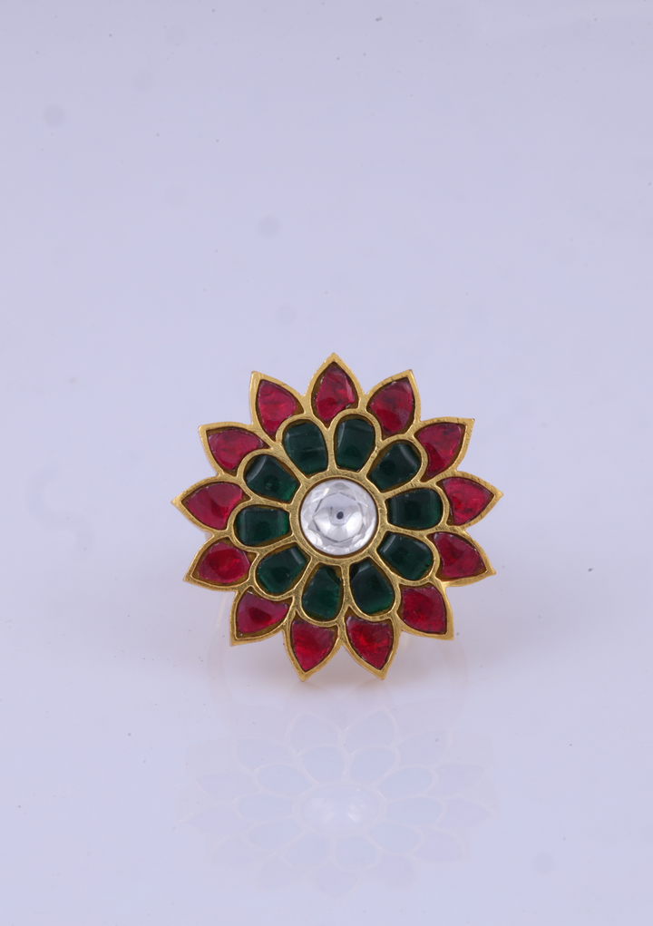 Stylish Designer Jadau Kundan Ring