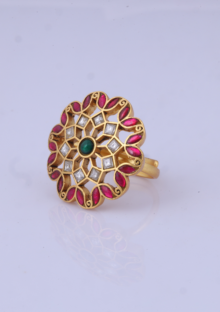 Elegant Jadau Kundan Ring