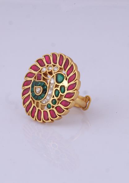 Jadau Kundan Elegant Ring