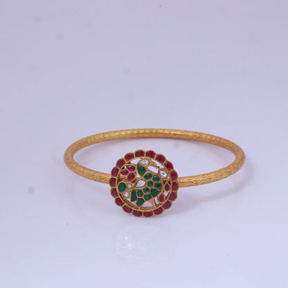 Aesthetic Designer Jadau Kundan Single Bangle