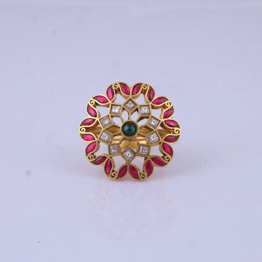 Elegant Jadau Kundan Ring