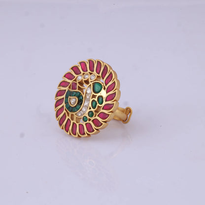 Jadau Kundan Elegant Ring