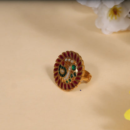 Jadau Kundan Elegant Ring